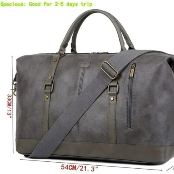 New Travel Duffel Bag Oversized Grey - Picture 3 of 7
